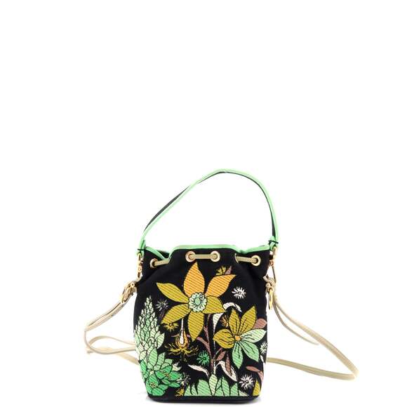Fendi Mon Tresor Bucket Bag Embroidered #182660F91B - Picture 4 of 9